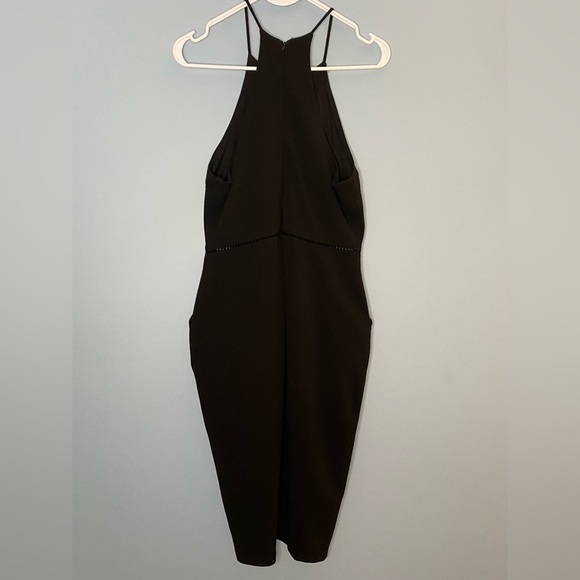 Bisou Bisou Women’s Michele Bohbot Black Sleeveless Knit Body con Dress, Size 8 - Picture 2 of 8